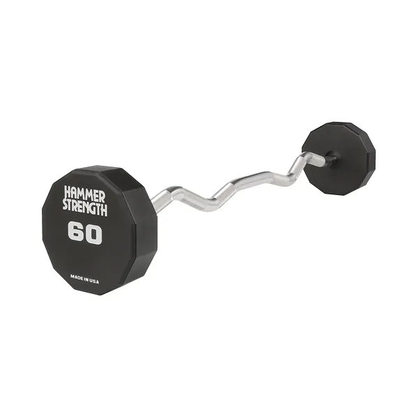 Hammer Strength 12-Side Urethane Barbells