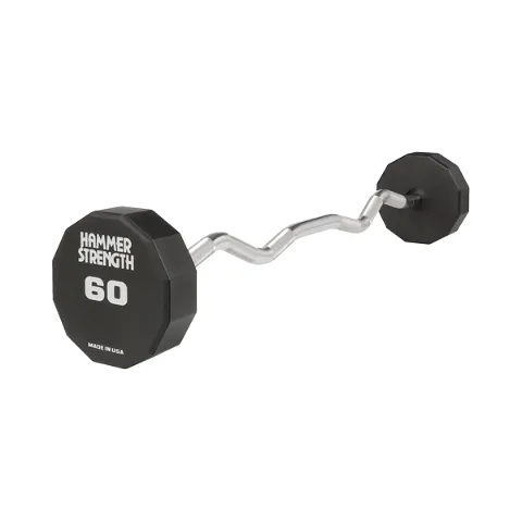 Hammer Strength 12-Side Urethane Barbells