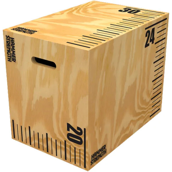 Hammer Strength 3-in-1 Wood Plyo Box
