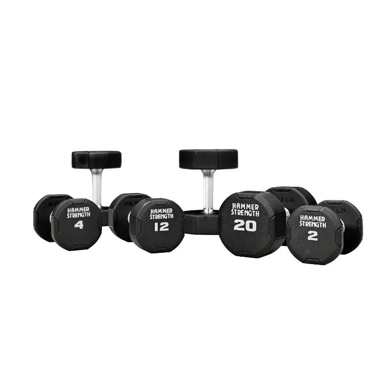Hammer Strength HS 4-Sided Urethane Dumbbells