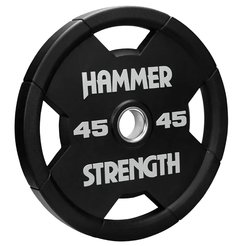 Hammer Strength Round Urethane Olympic Plates