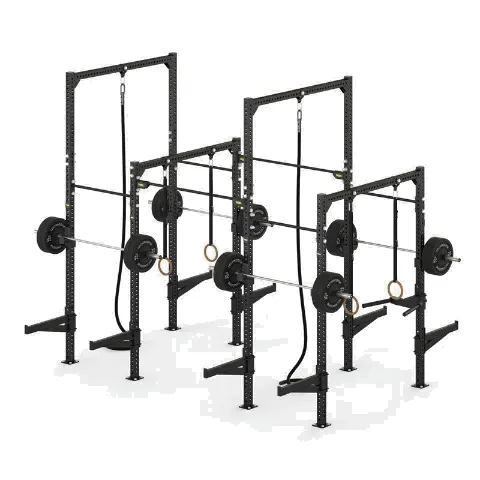 Technogym Floor High–Low Rig Four Bay – Deep
