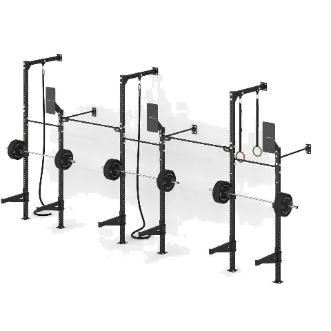 Technogym Wall High–Low Rig Three Bay – Compact