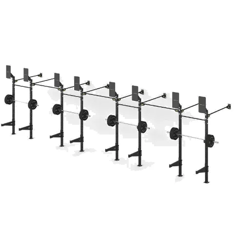 Technogym Wall Low Rig Four Bay - Deep